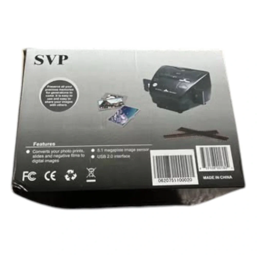 SVP PS9000 Digital 3 in 1 Photo Film Slide Scanner 5.1 Megapixel Image Sensor